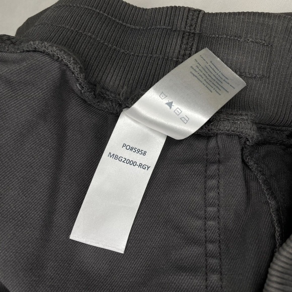 FAHERTY Brand Men's Traveler Pants Rugged Grey Size Small Drawstring Chino - Picture 6 of 9